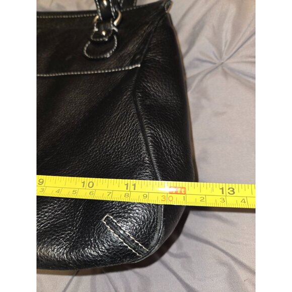 Vintage Etienne Aigner Black Leather Shoulder‎ Handbag Purse - Picture 8 of 9